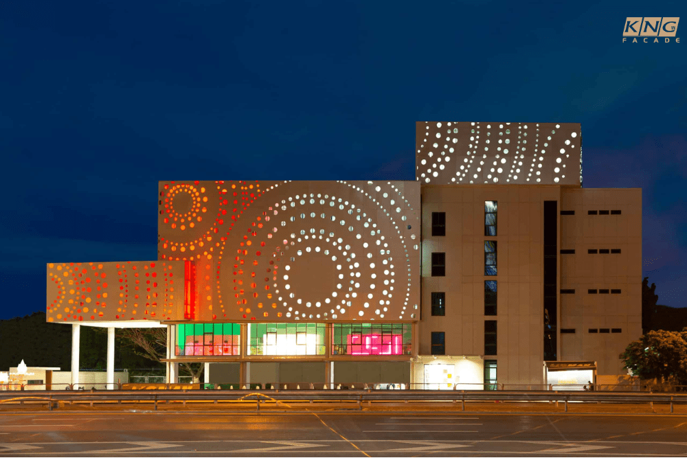 chiếu sáng mặt dựng